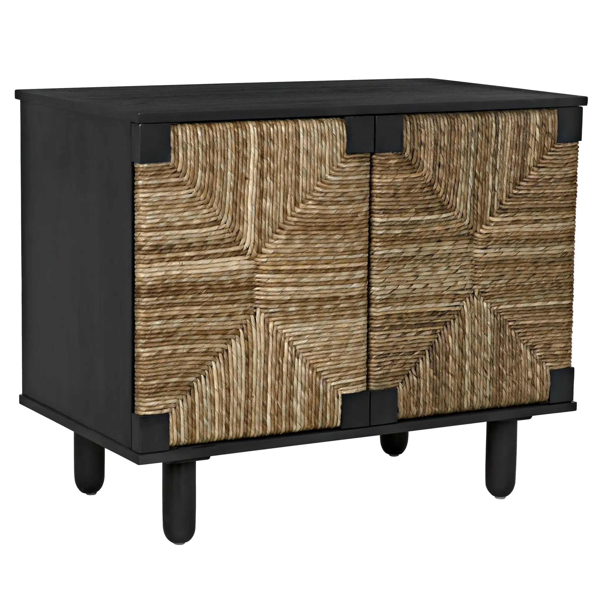Brook 4 Door Sideboard, Pale in Pale — Noir Furniture