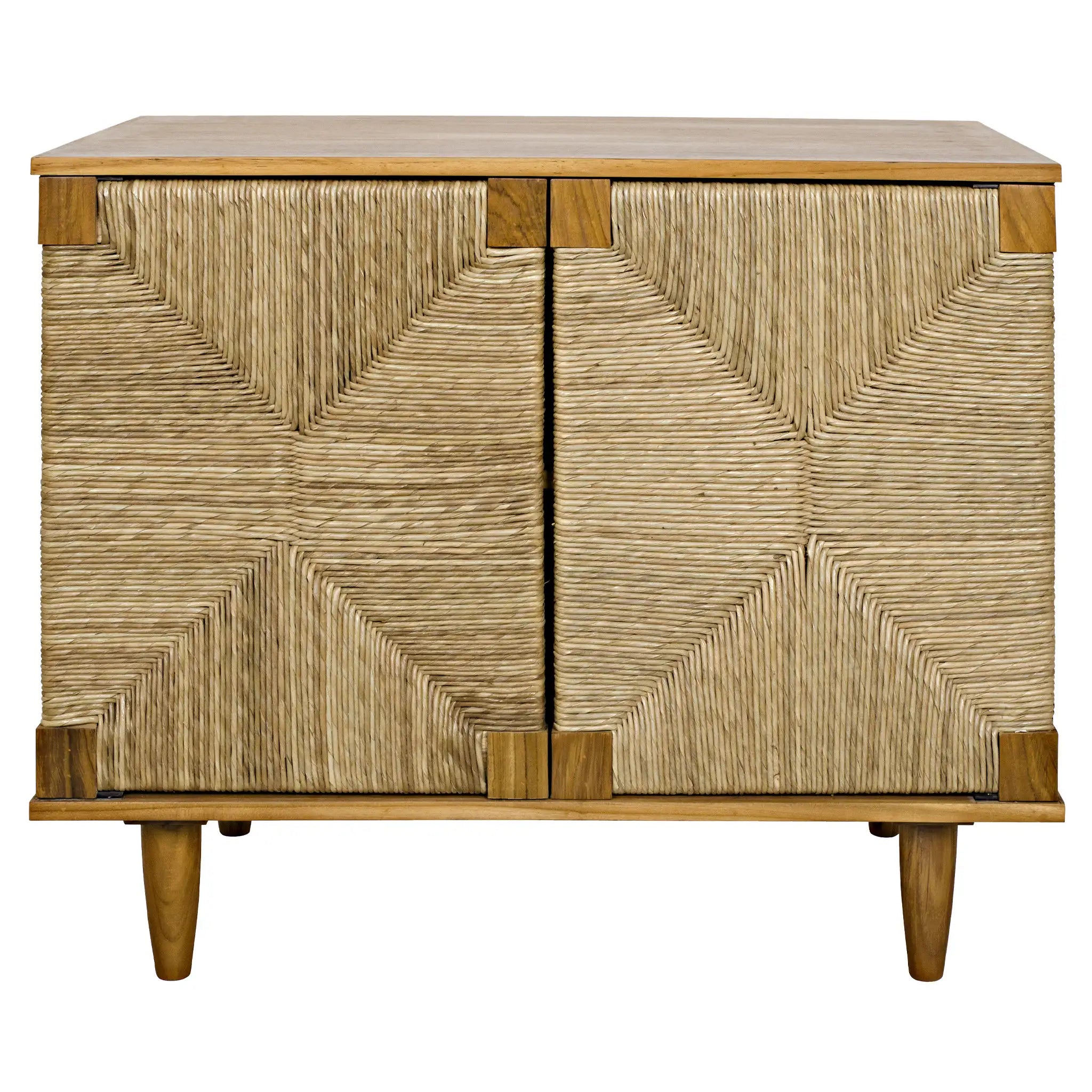 Brook 2 Door Sideboard, Teak in Clear Coat Semi-Gloss — Noir Furniture