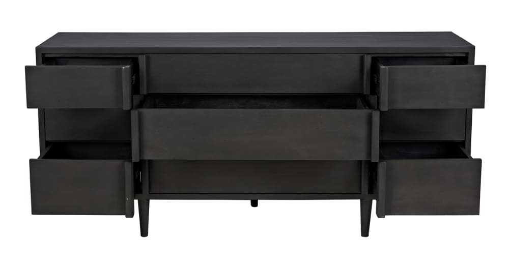 Morten 9 Drawer Dresser, Pale in Pale — Noir Furniture