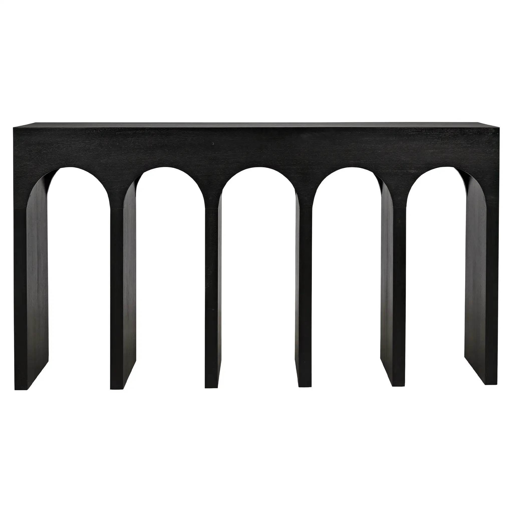 Bridge Console, Hand Rubbed Black in Hand Rubbed Black — Noir Furniture