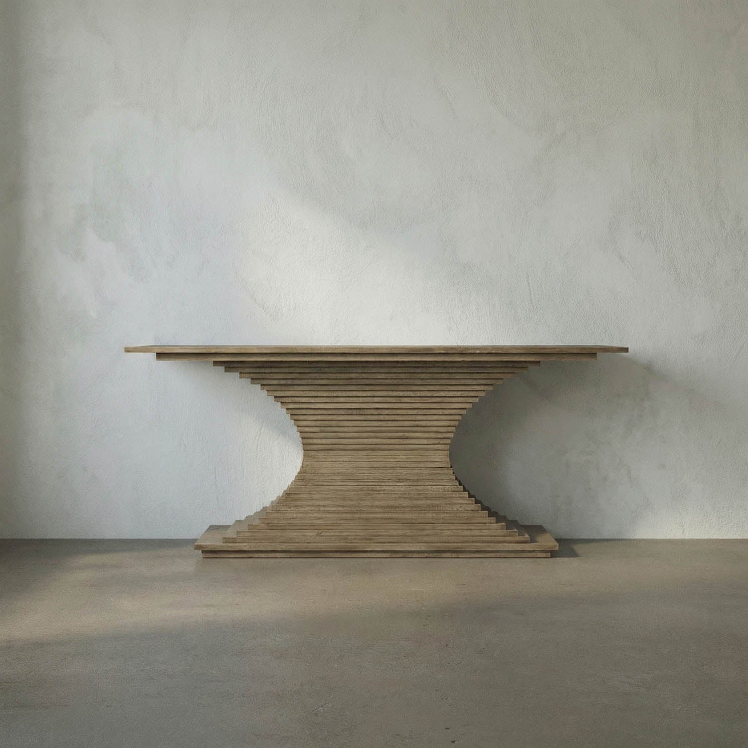 Cambio Console, Bleached Walnut by Noir