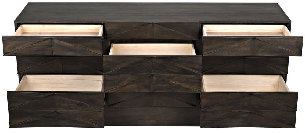 Drake Sideboard, Ebony Walnut in Ebony Walnut — Noir Furniture