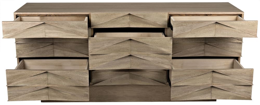 Drake Sideboard, Washed Walnut in Washed Walnut — Noir Furniture