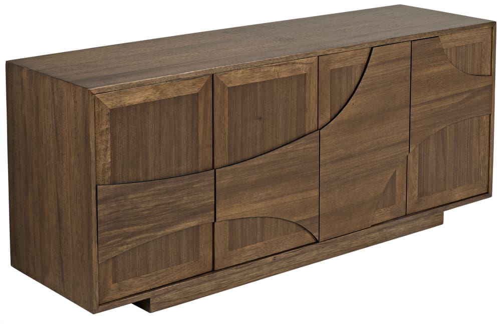 Collage Sideboard, Dark Walnut in Dark Walnut — Noir Furniture