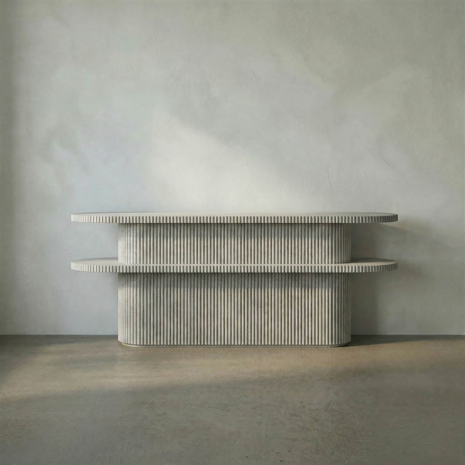 Parker Console, White Wash by Noir