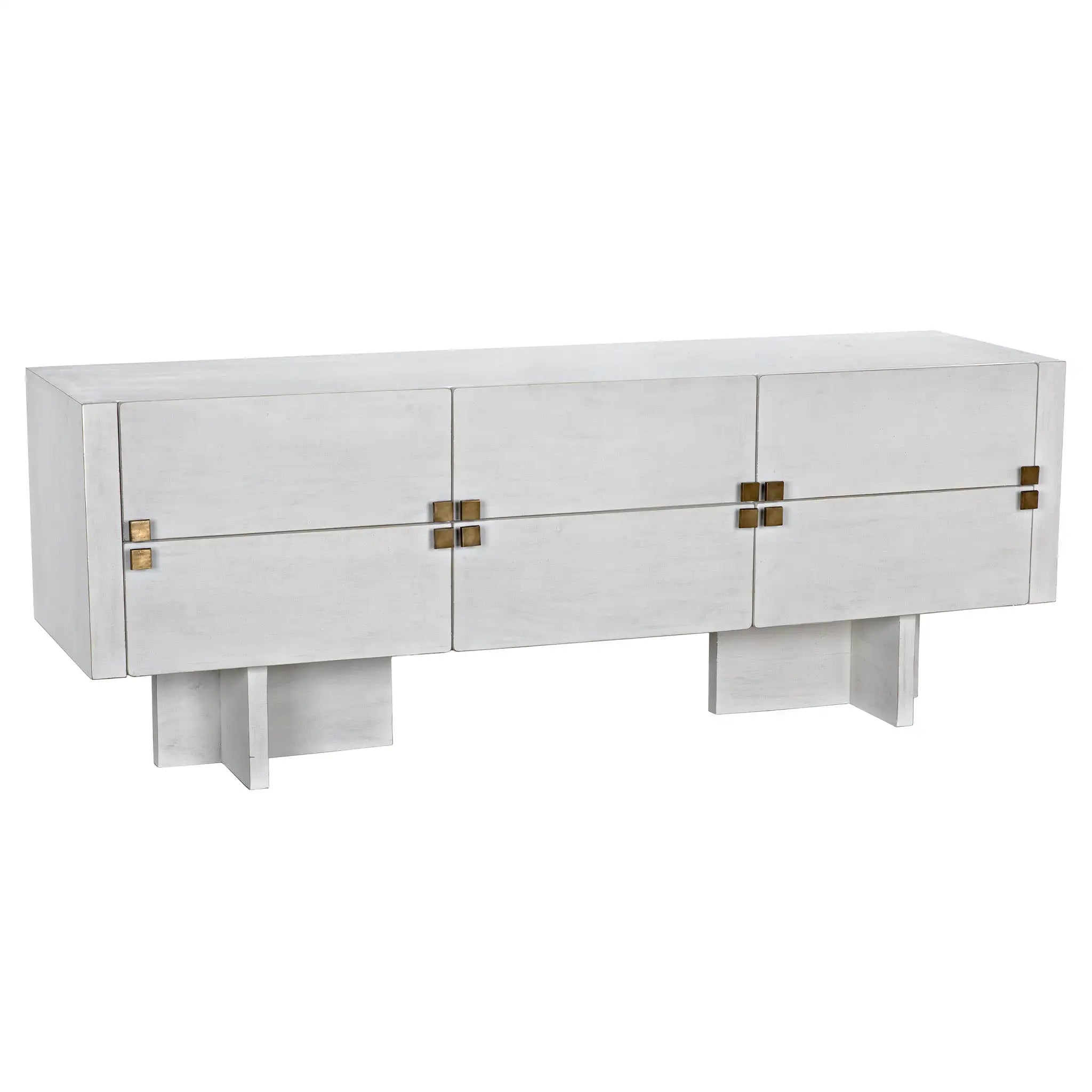 Amidala Sideboard, White Wash in White Wash — Noir Furniture