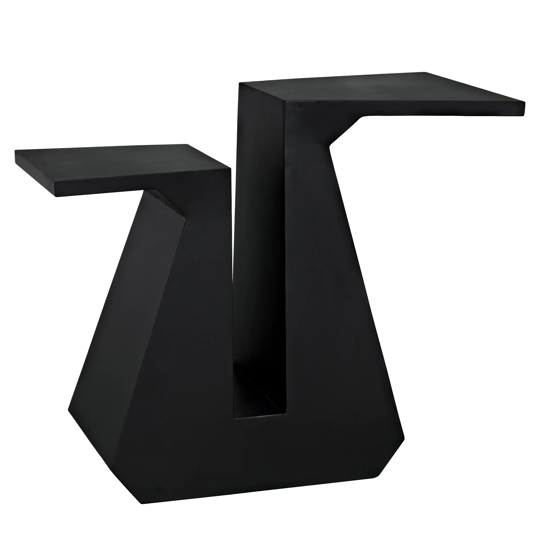 Gaston Console/Side Table in Matte Black — Noir Furniture