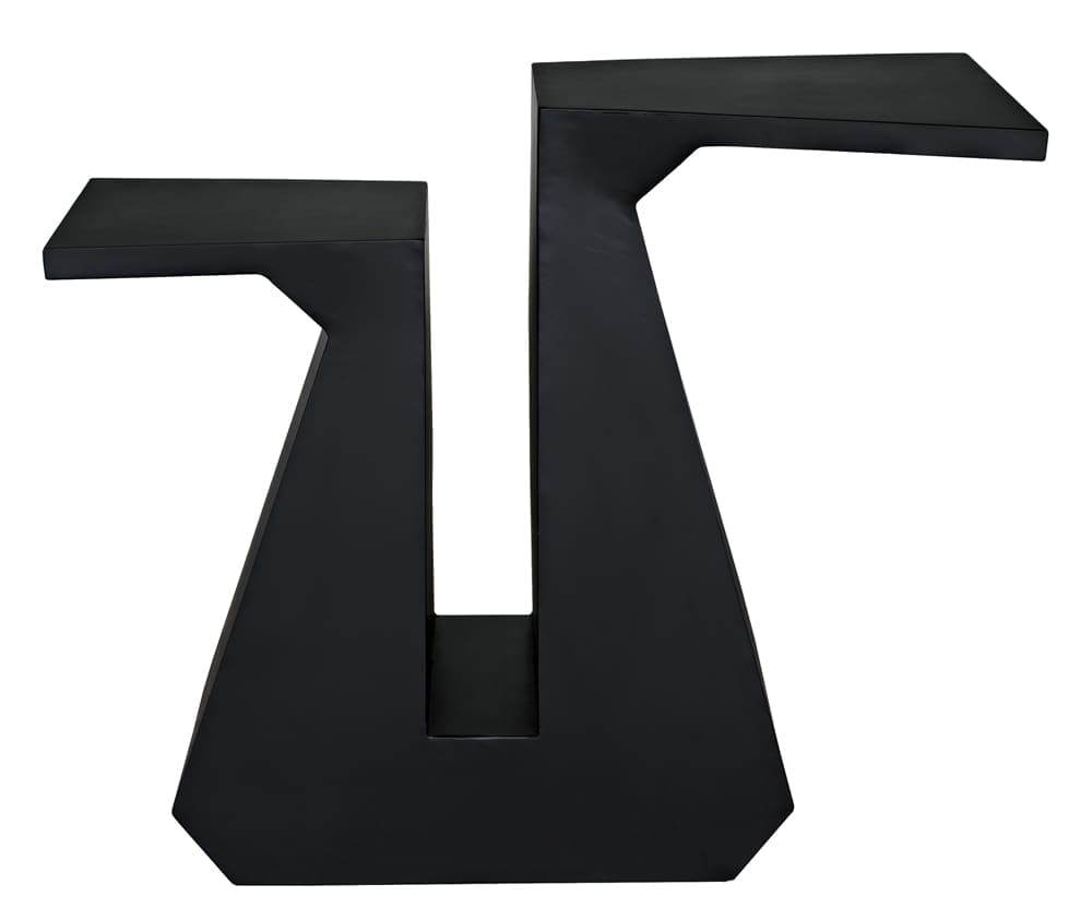 Gaston Console/Side Table in Matte Black — Noir Furniture