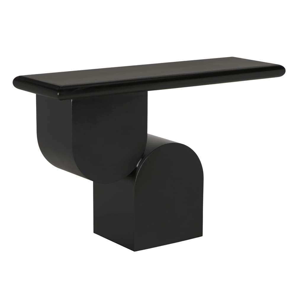 Fraser Console in Matte Black — Noir Furniture
