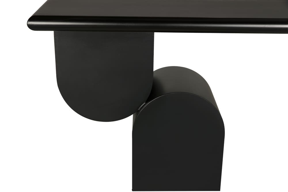 Fraser Console in Matte Black — Noir Furniture