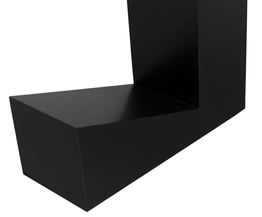 Devo Console in Matte Black — Noir Furniture