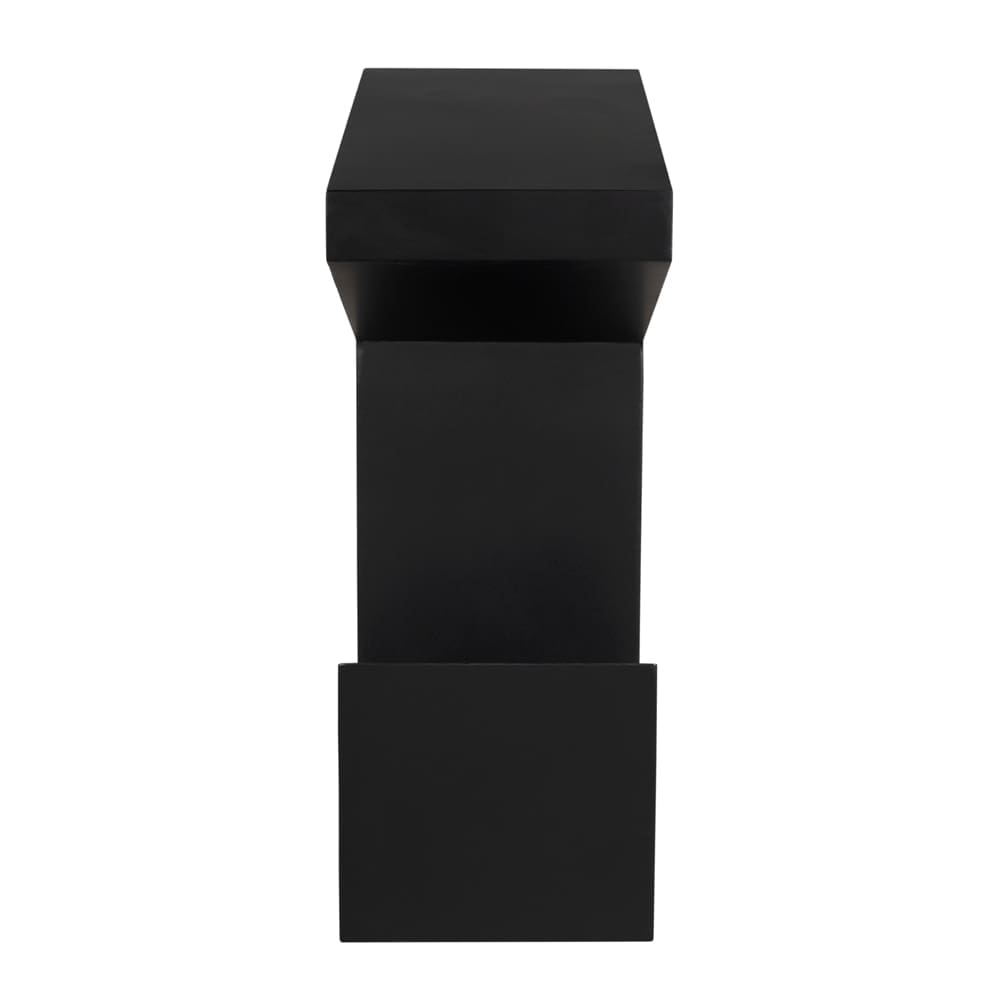 Devo Console in Matte Black — Noir Furniture