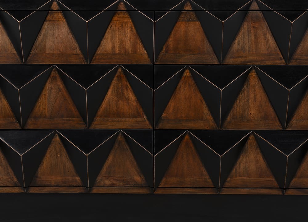 Nigel Chest in Hand Rubbed Black — Noir Furniture