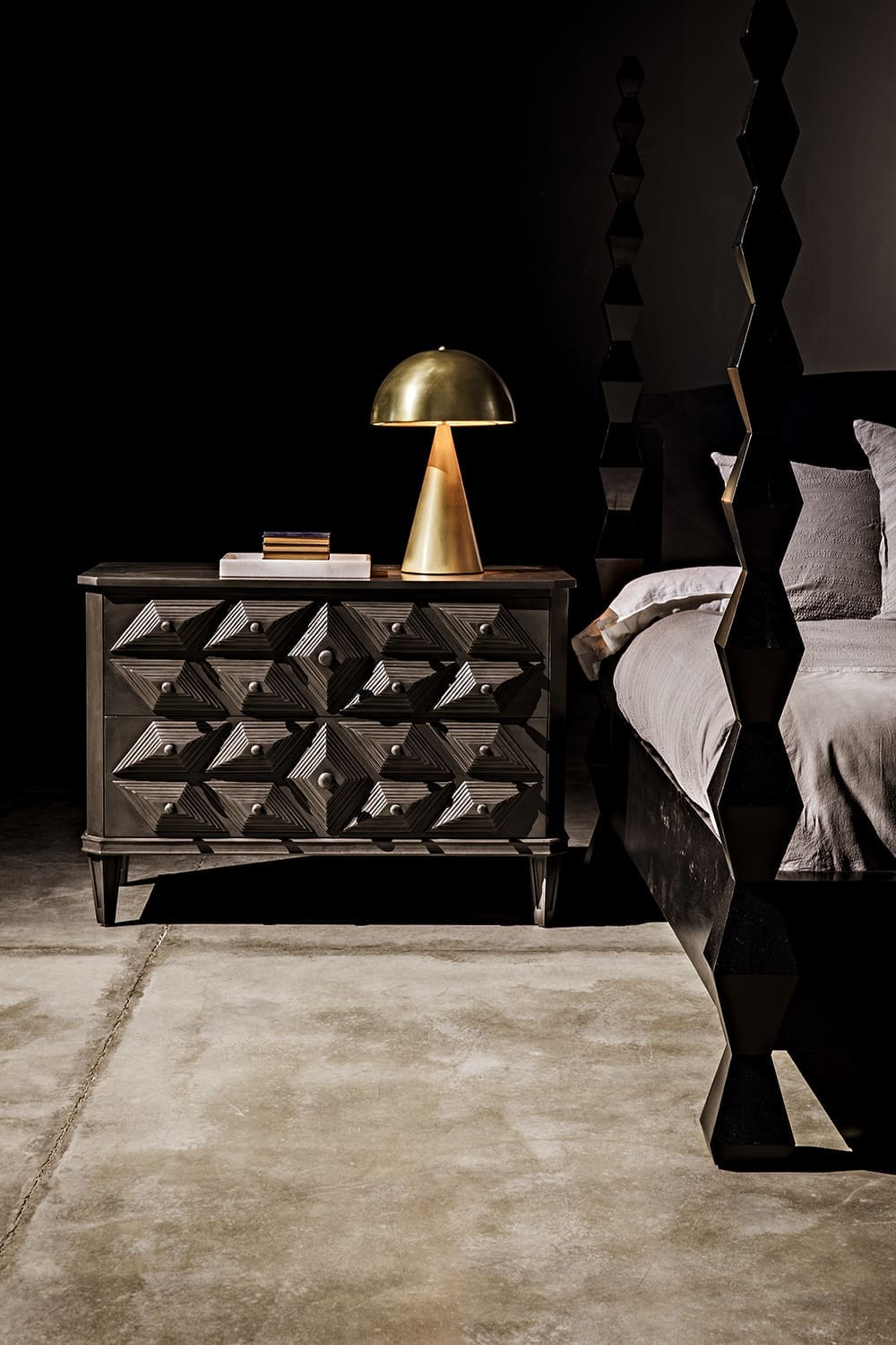 Marble Tray in Bianco Crown Marble — Noir Furniture