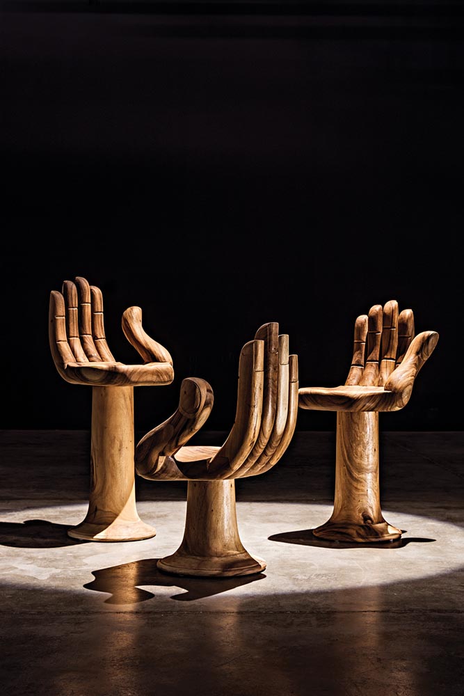 Buddha Chair in Clear Coat Flat — Noir Furniture