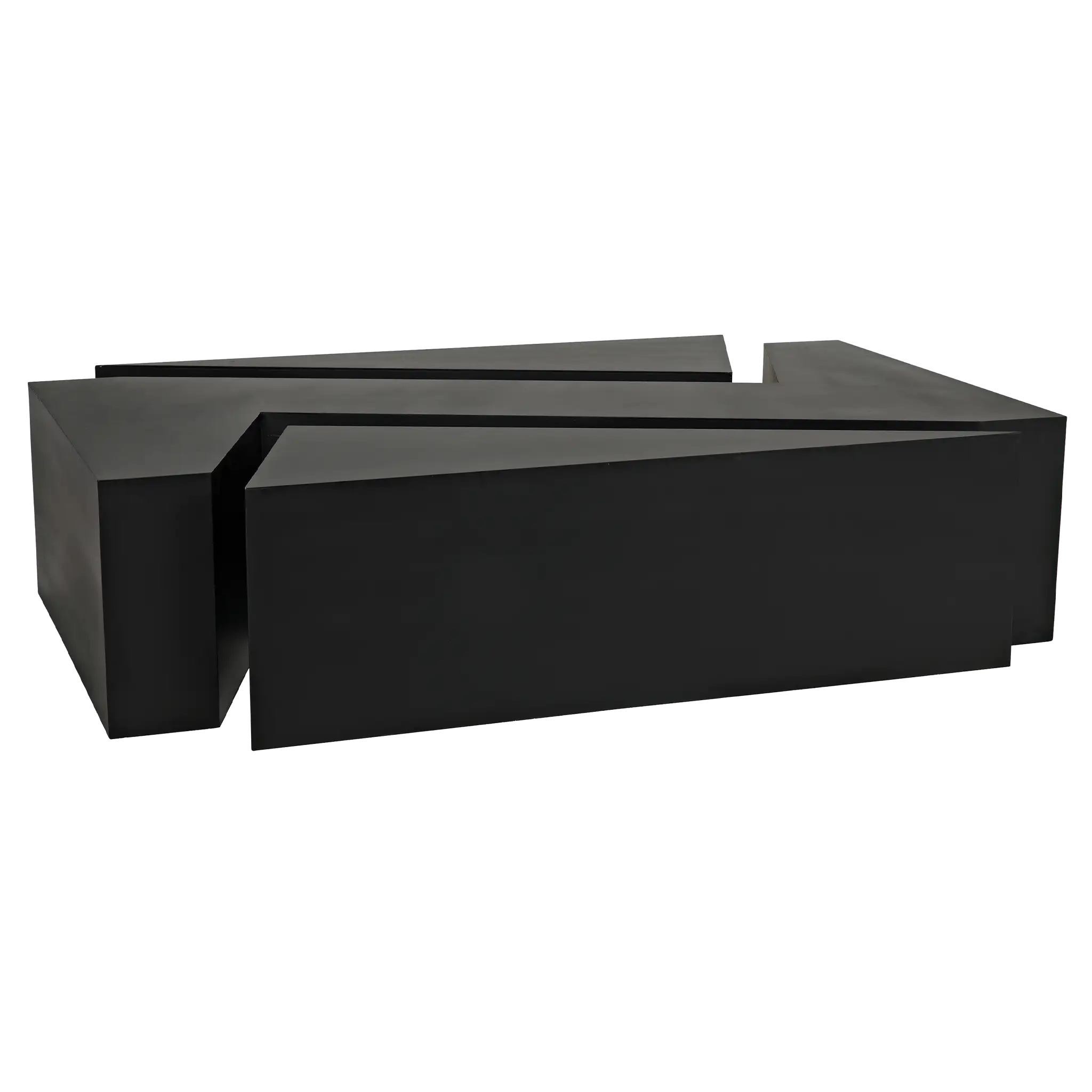 Element Coffee Table, Black Iron