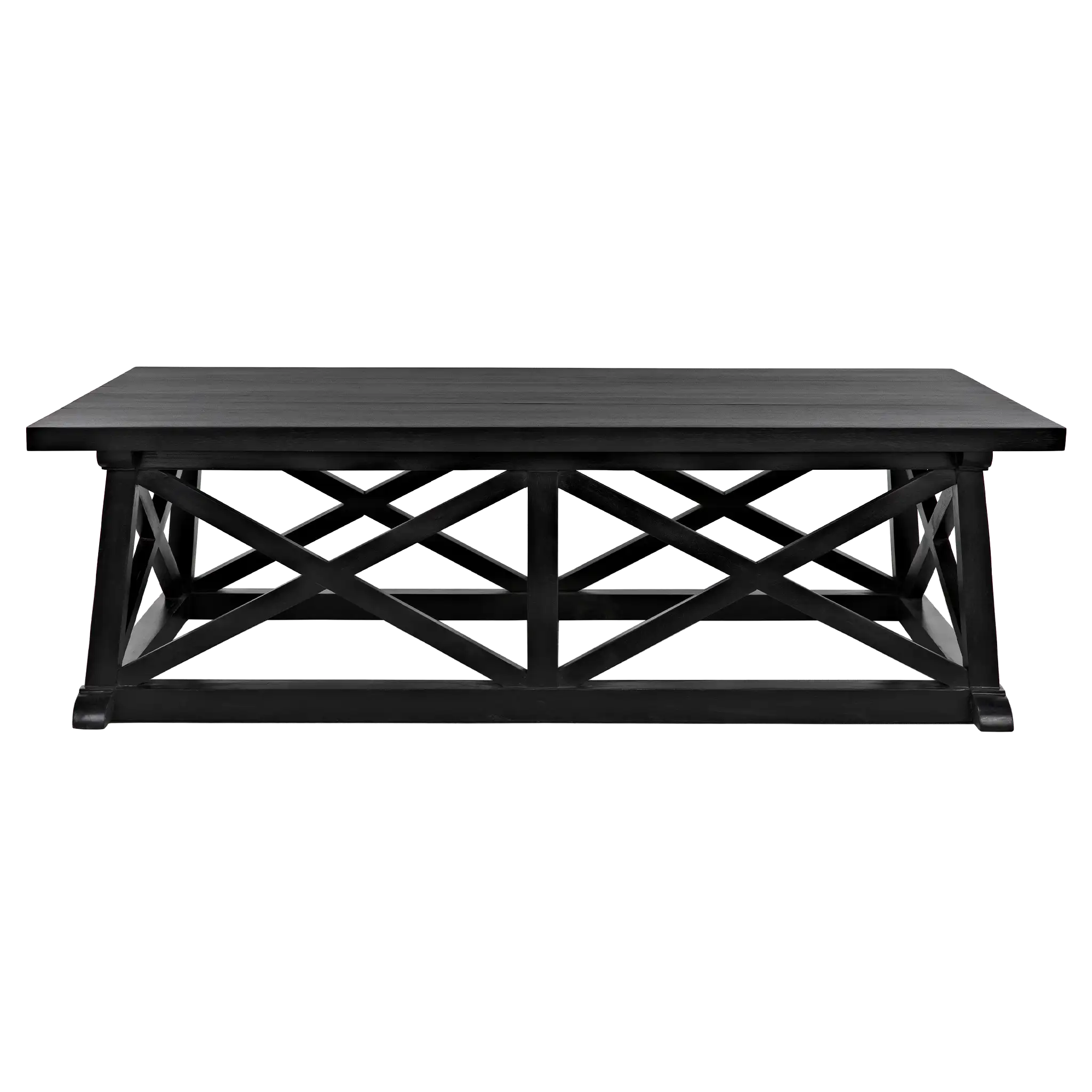 Sutton Coffee Table,Hand Rubbed Black in Hand Rubbed Black — Noir Furniture