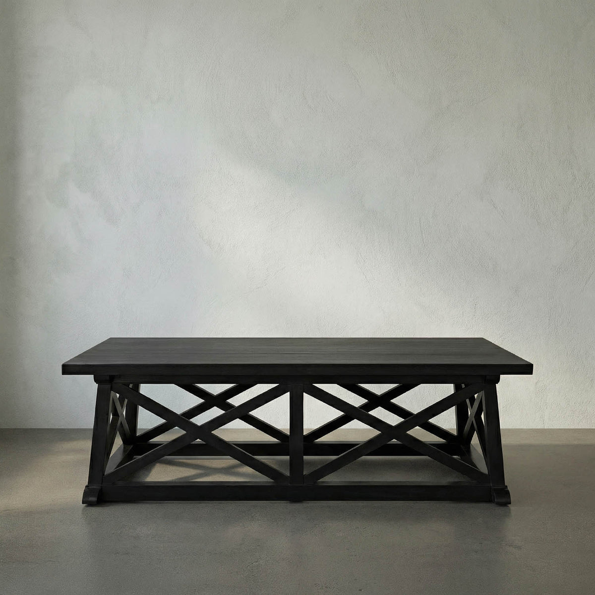 Sutton Coffee Table,Hand Rubbed Black