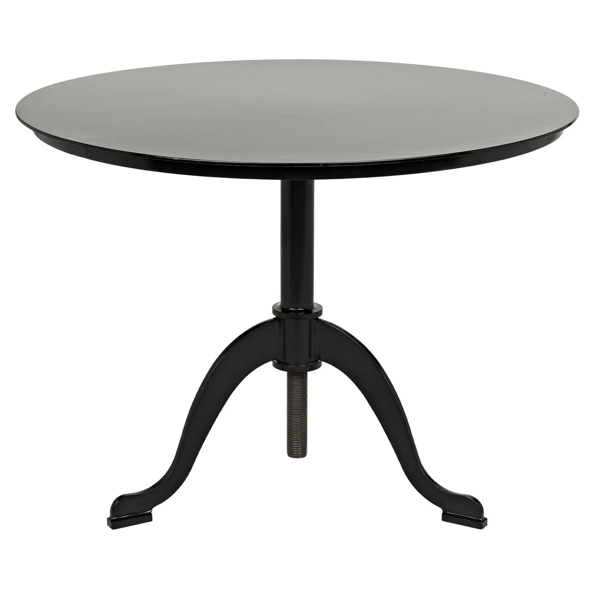 Kaldera Side Table, Black Iron