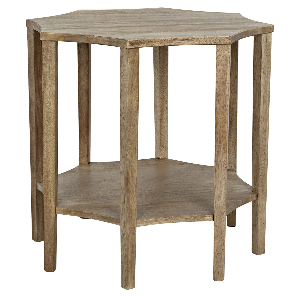 Ariana Side Table, Washed Walnut