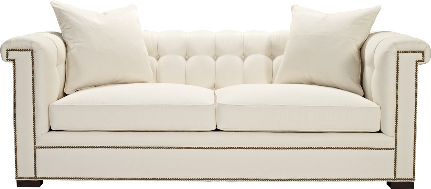 KENT TUFTED SOFA in Mahogany Solids - Hickory Chair