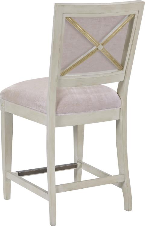 Trouvais Counter Stool With Upholstered Back