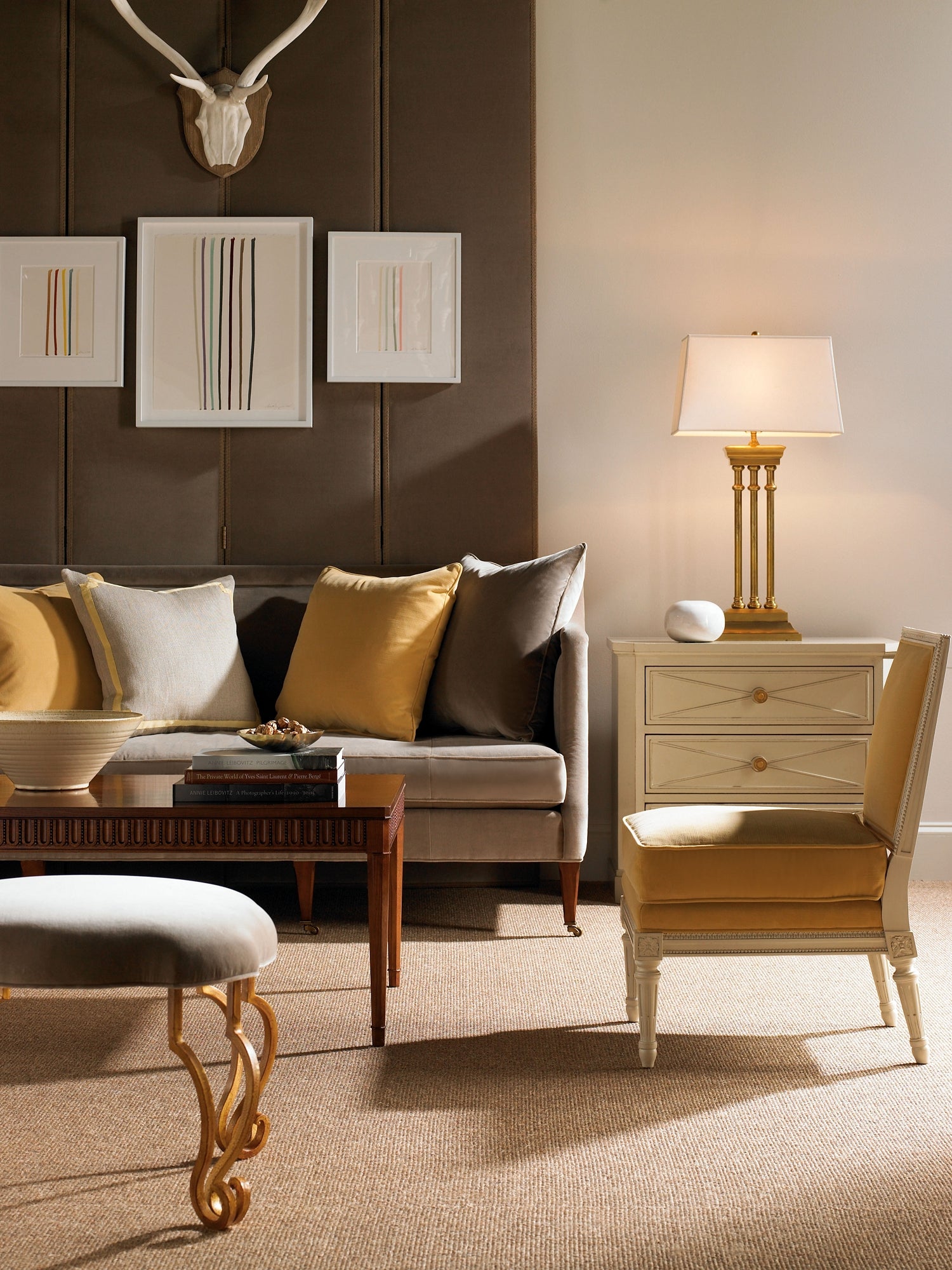 Southworth Sofa in Mahogany Solids - Hickory Chair