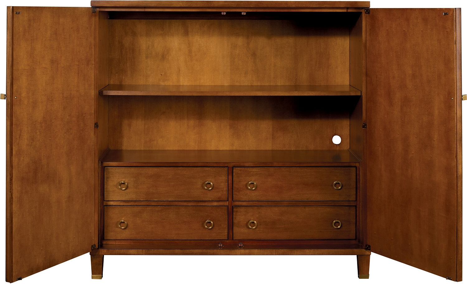 BLACKLAND CABINET in Maple Solids, Anegre Veneers - Hickory Chair