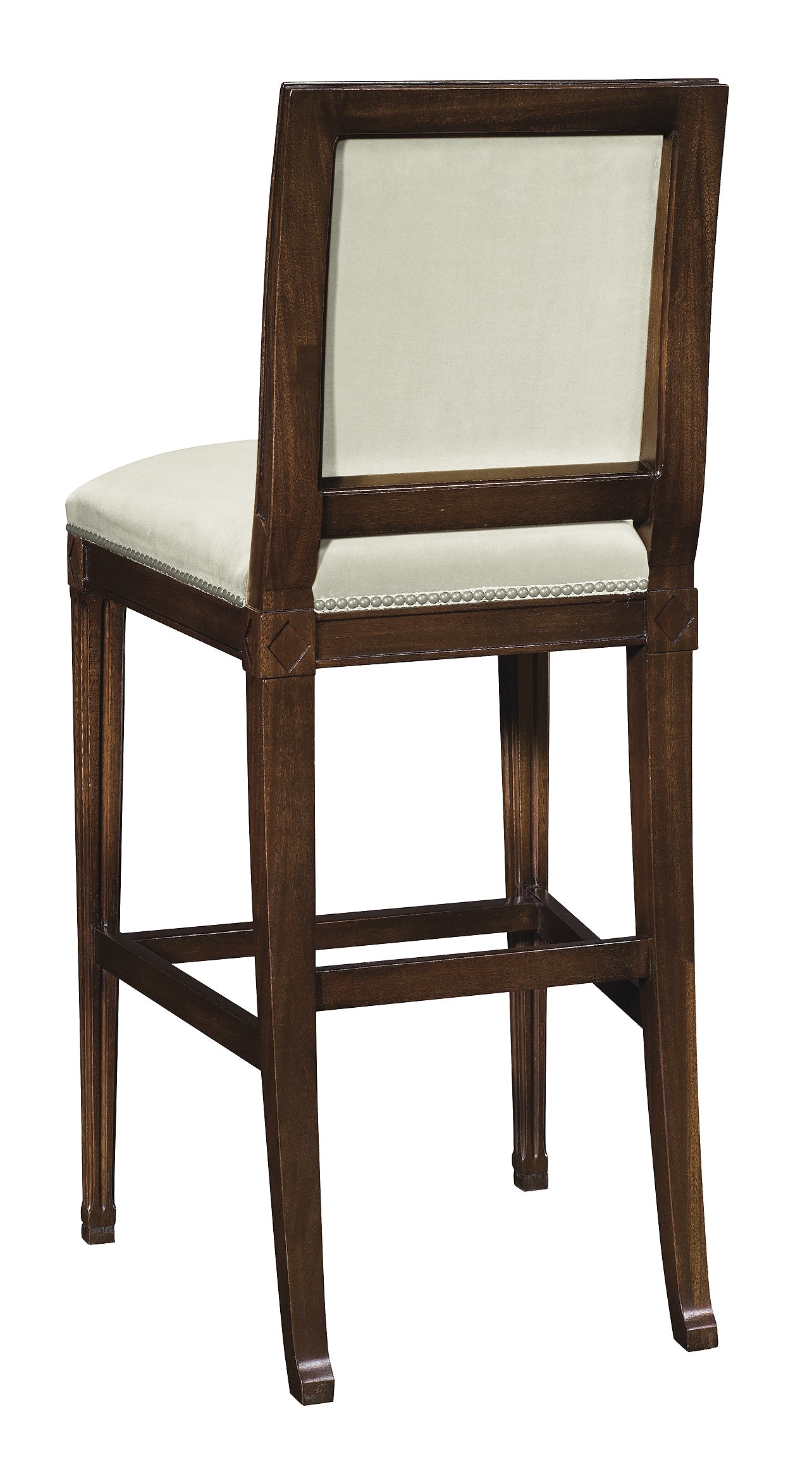 Amsterdam Bar Stool in Beech Solids - Hickory Chair