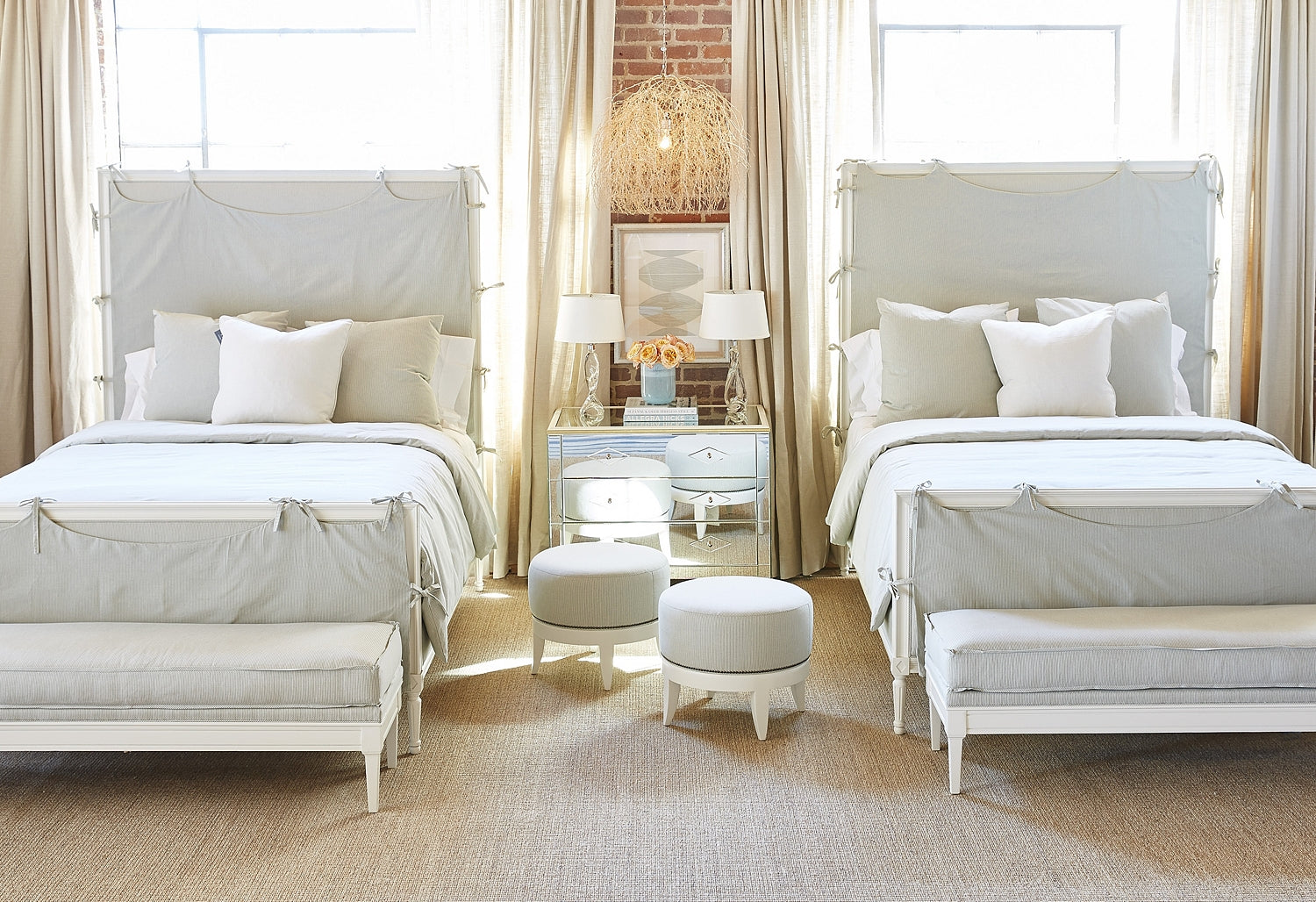 Candler Twin Bed in Maple Solids - Hickory Chair