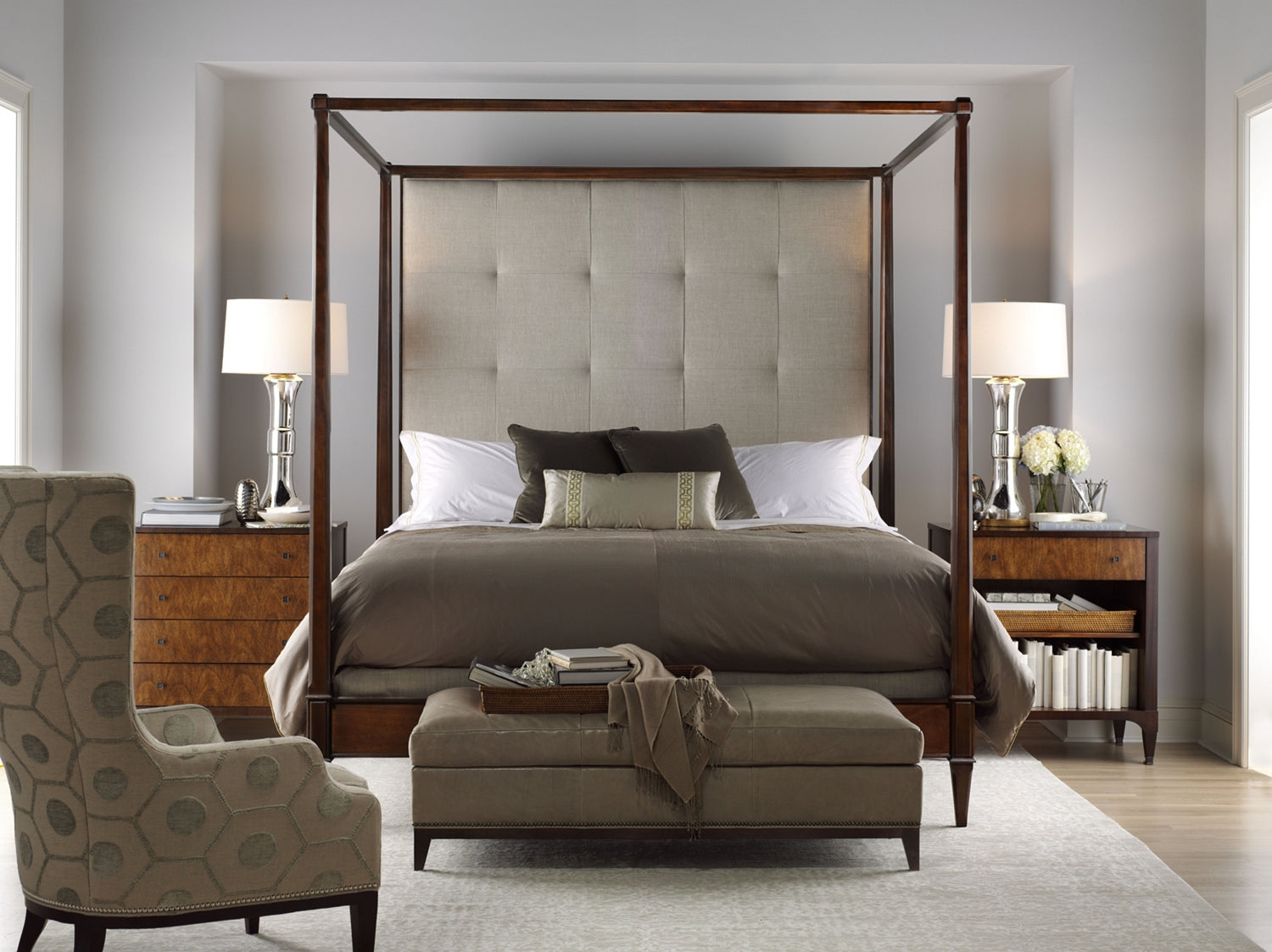 ARTISAN BED CAL. KING TALL - ASH in Ash Solids - Hickory Chair