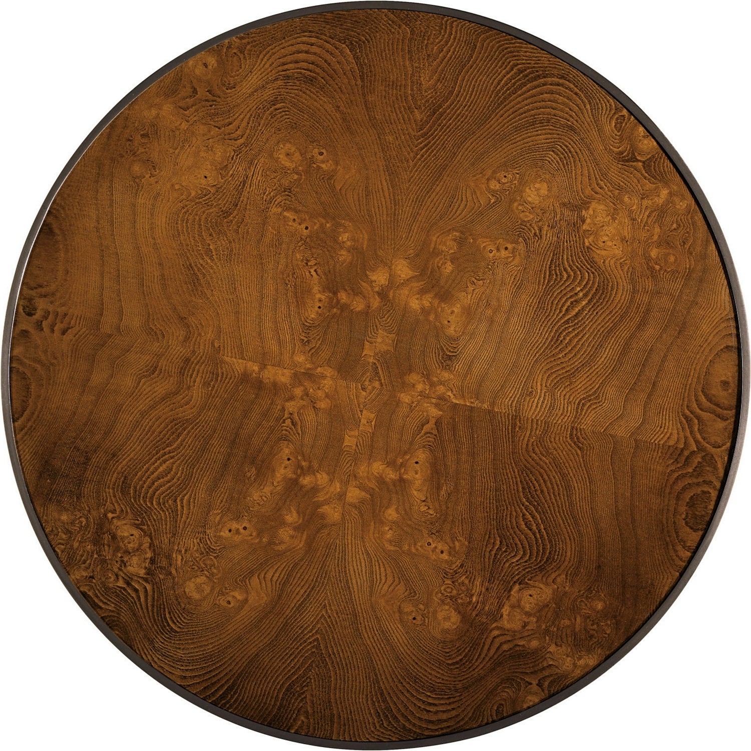 EAST PACES SIDE TABLE WITH WOOD TOP in Walnut Solids, Ash Burl Veneers - Hickory Chair