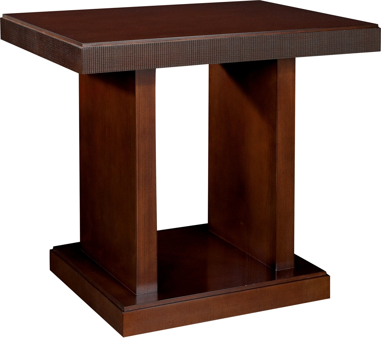 CHASE REEDED SIDE TABLE in Ash Veneers, Ash Solids - Hickory Chair