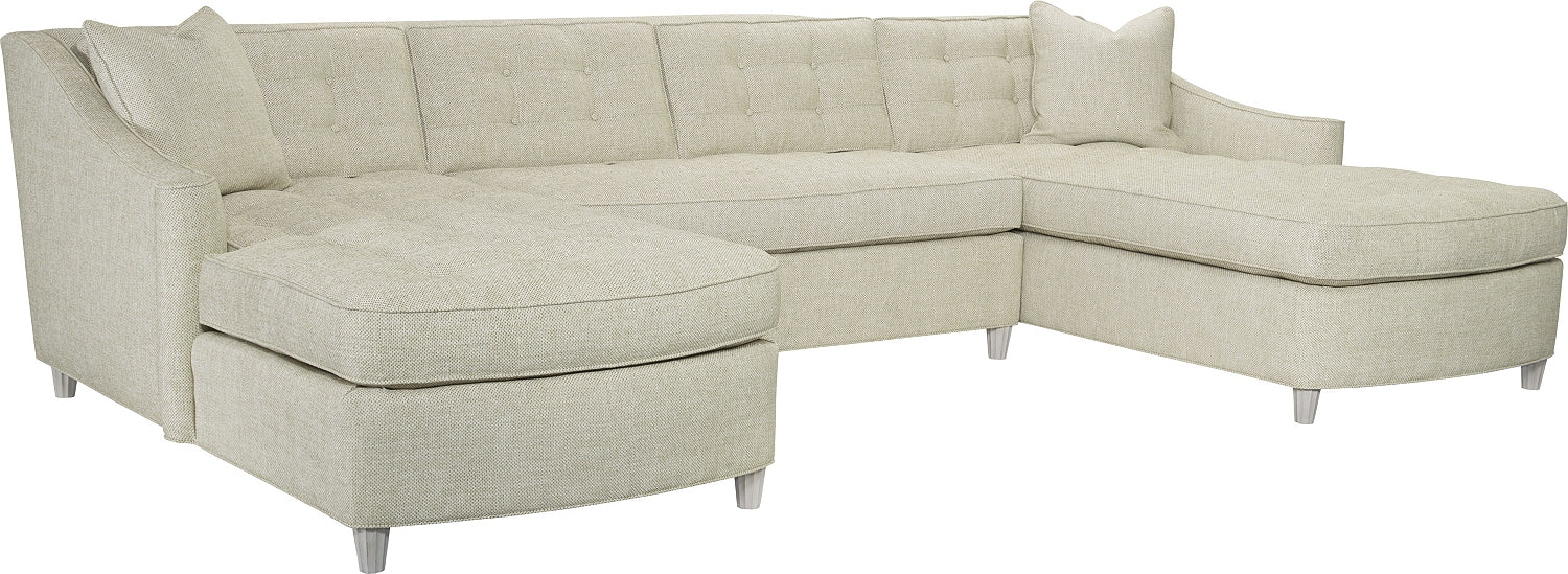 COMSTOCK SECTIONAL LAF CHAISE in Maple Solids - Hickory Chair