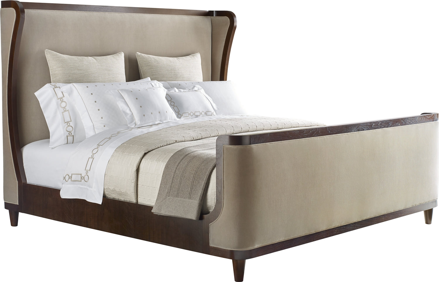 CLIVEDEN KING BED in Walnut Solids - Hickory Chair