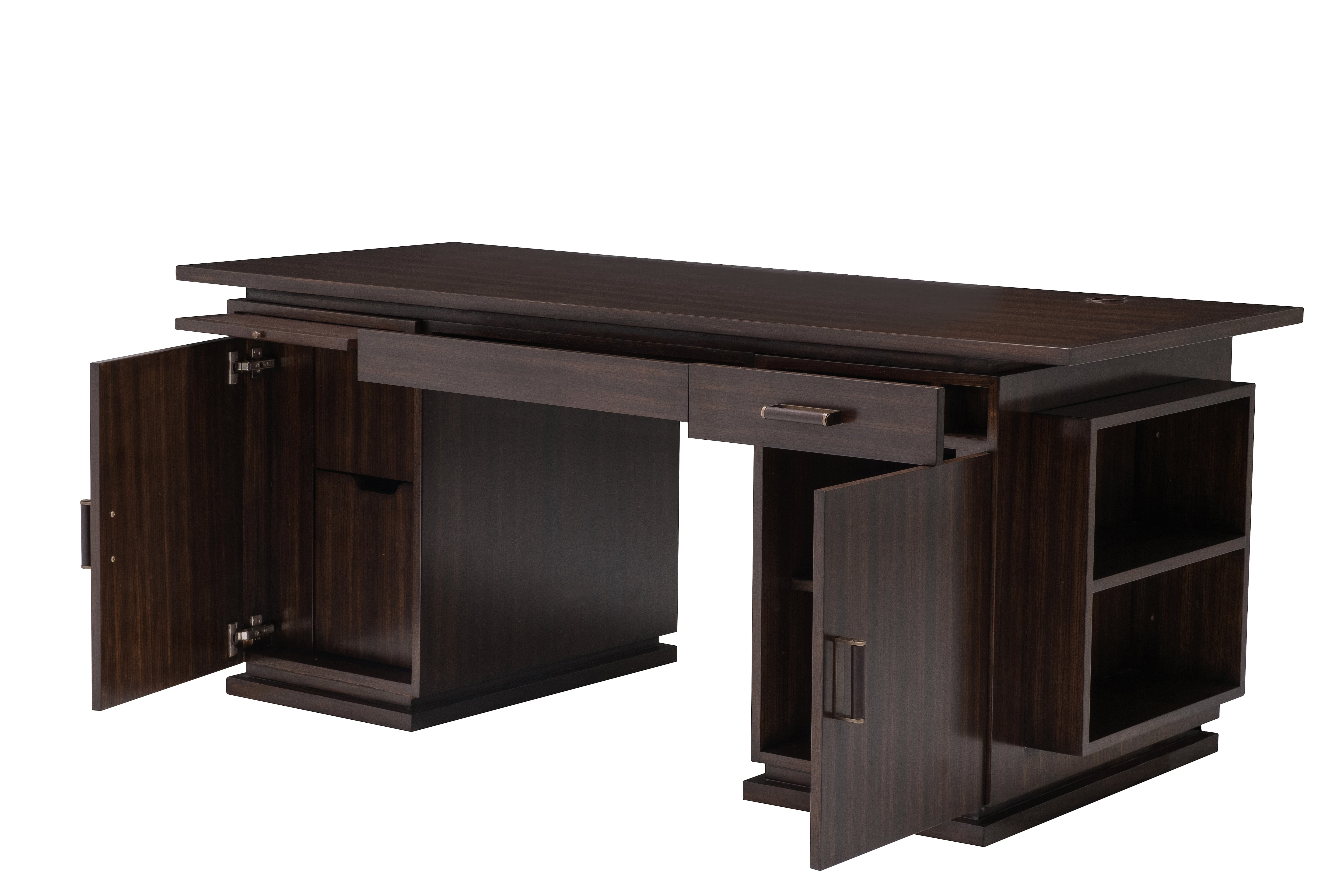 Caravelle Desk in Walnut - Hickory Chair