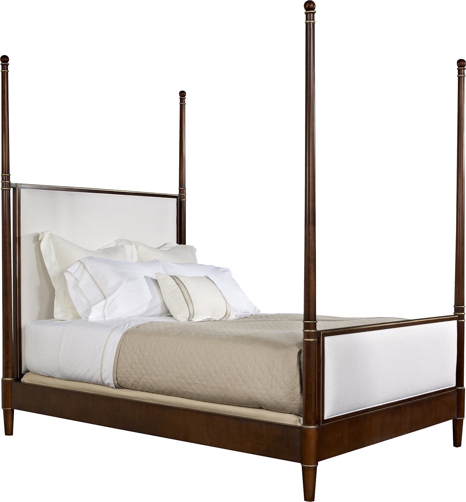 TOMPKINS FOUR POST QUEEN BED in Maple Solids - Hickory Chair