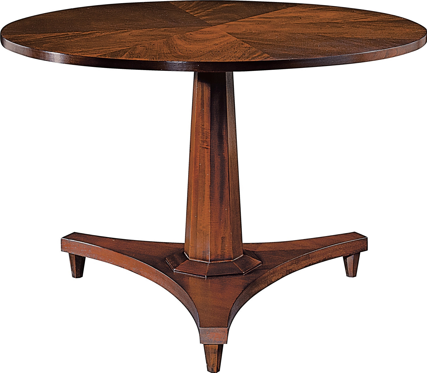 TURNER CENTER TABLE in Mahogany Veneers, Mahogany Solids - Hickory Chair