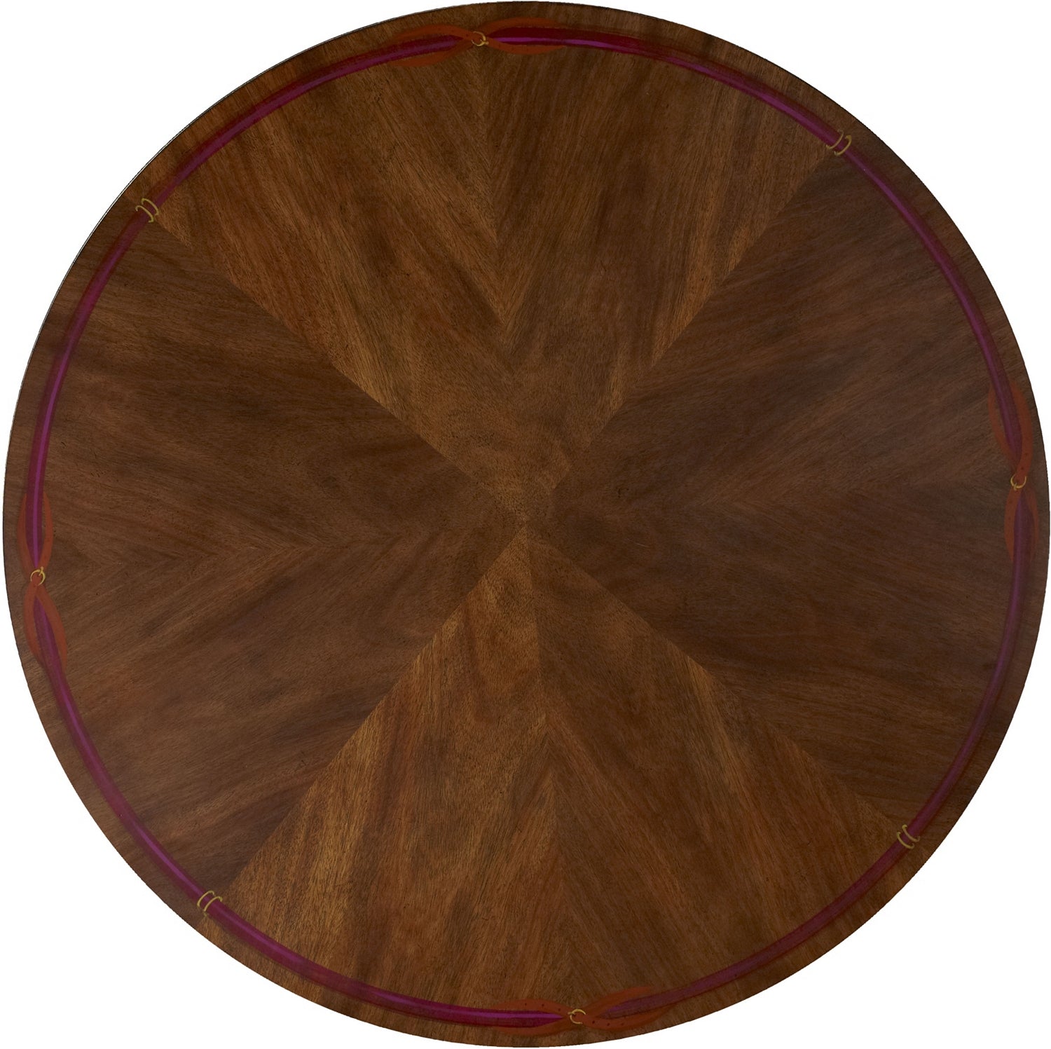 TURNER CENTER TABLE in Mahogany Veneers, Mahogany Solids - Hickory Chair