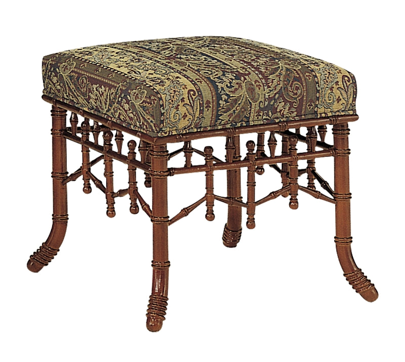FAUX BAMBOO BENCH