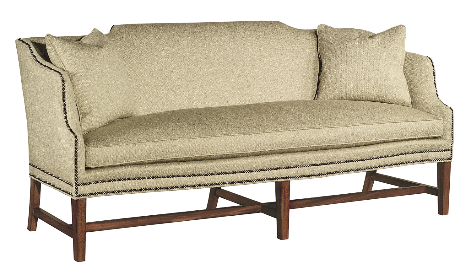 BERTRAND SOFA in Mahogany Solids - Hickory Chair