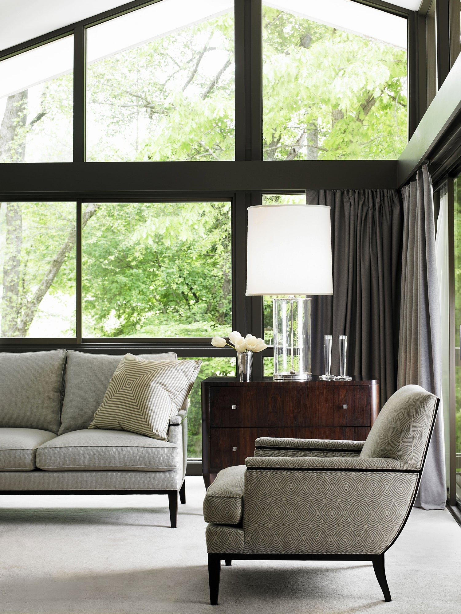 ALEXANDER TIGHT BACK CHAIR in Ash Solids - Hickory Chair