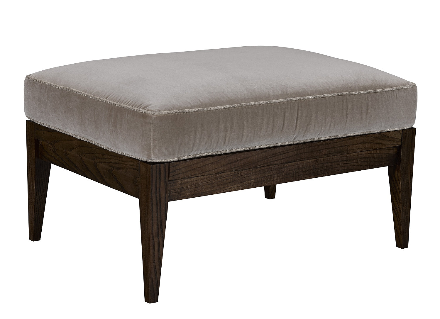WESTMORELAND OTTOMAN in Ash Solids - Hickory Chair