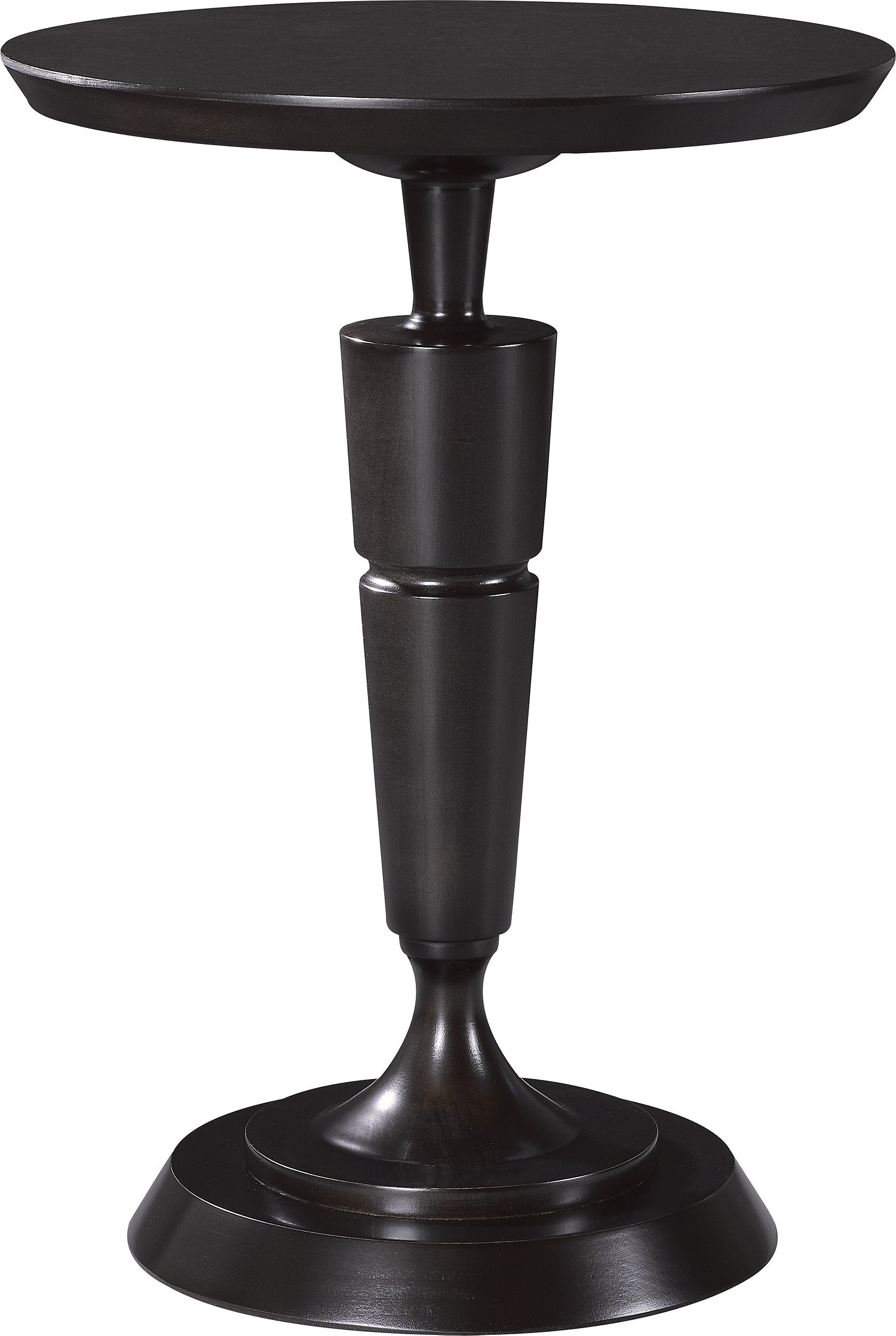 EUGENE SPOT TABLE in Olive Ash Burl Veneers, Maple Solids - Hickory Chair