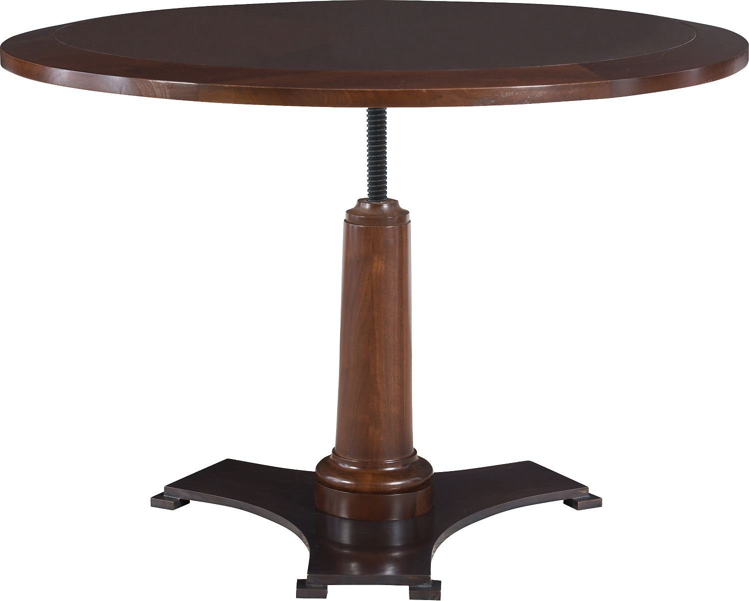 TRIAD COCKTAIL/SIDE TABLE in Walnut Veneers, Walnut Solids, Steel - Hickory Chair