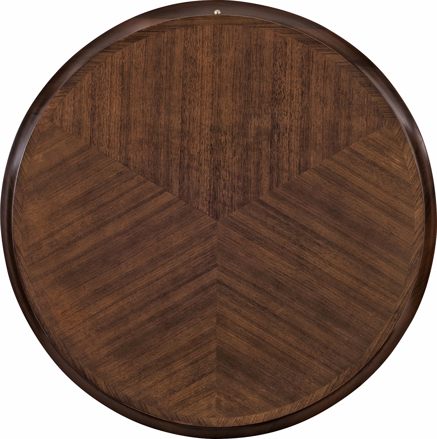 SCALLOPED SIDE TABLE / NIGHTSTAND in Walnut Veneers, Walnut Solids - Hickory Chair