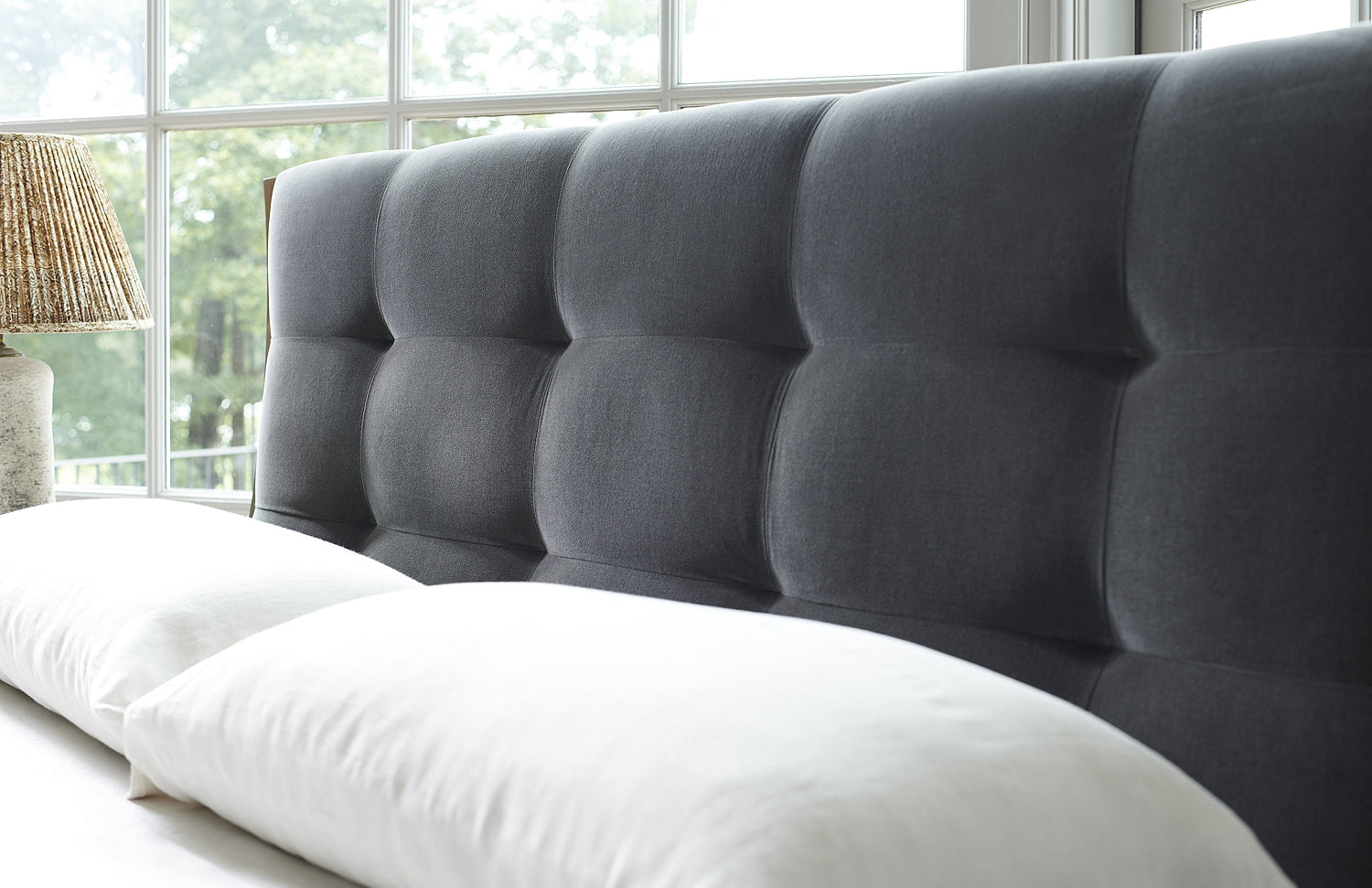 FRANCES KING BED in Walnut Solids - Hickory Chair