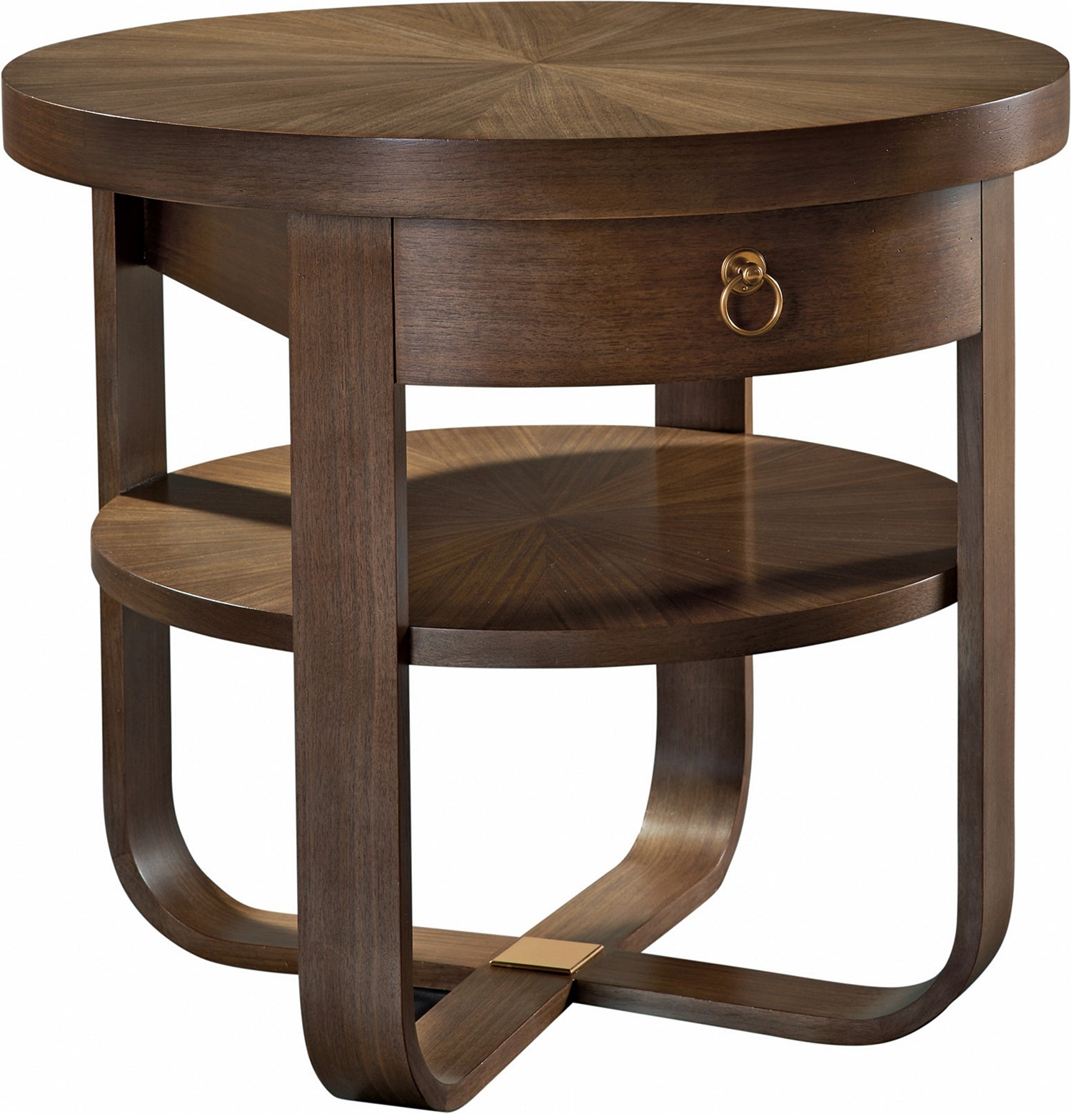 BEATRICE SIDE TABLE in Walnut Veneers, Walnut Solids - Hickory Chair