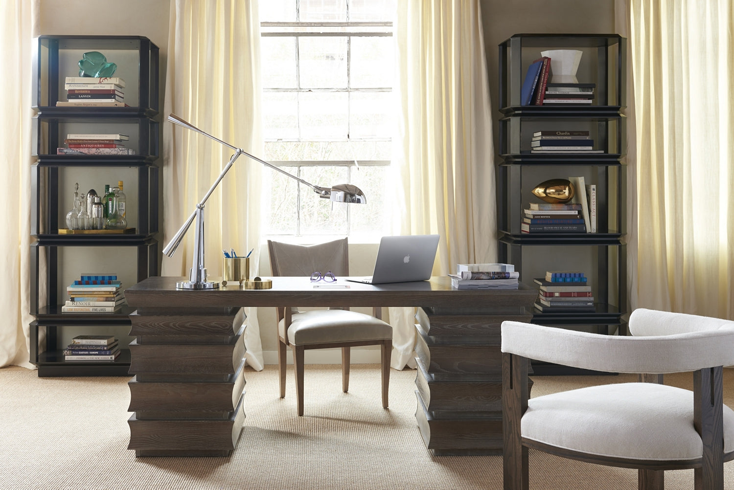 FINN DESK in Ash Veneers, Ash Solids - Hickory Chair