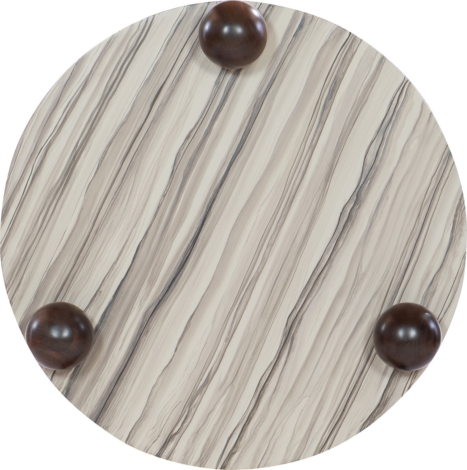 CHAD SIDE TABLE WALNUT in Walnut Solids, Olive Ash Burl Veneers - Hickory Chair